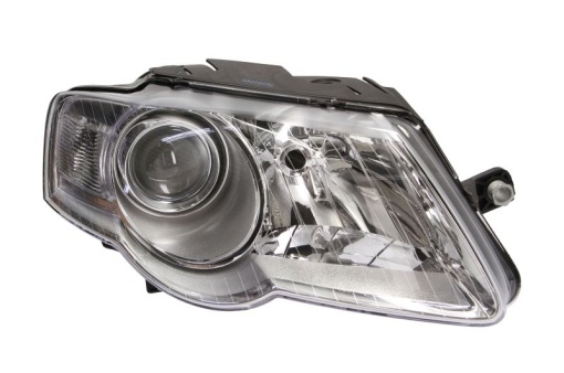Far fata Dreapta (H7/H7, electric, cu motor, sistem valeo, culoare insert: cromat) potrivit VW PASSAT B6 -11.10