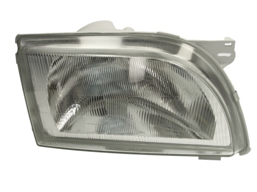Far fata Dreapta (halogen, H4, manual, mecanic, fara motoras, culoare insert: cromat) potrivit FORD TRANSIT, TRANSIT TOURNEO 01.91-09.94