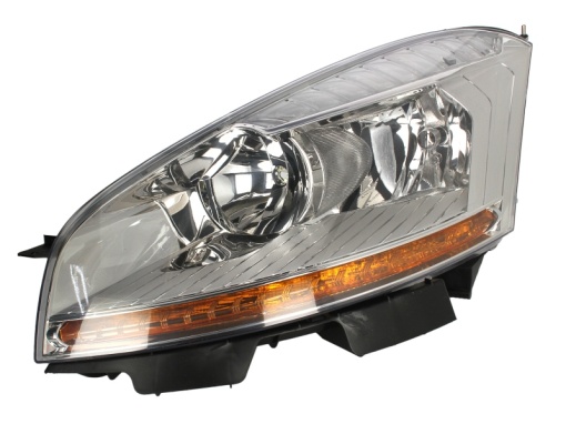 Far fata Stanga (H1/H21W/H6W/H7, electric, cu motor, culoare insert: cromat, culoare semnalizator: portocaliu) potrivit CITROEN C4 GRAND PICASSO I, C4 PICASSO I