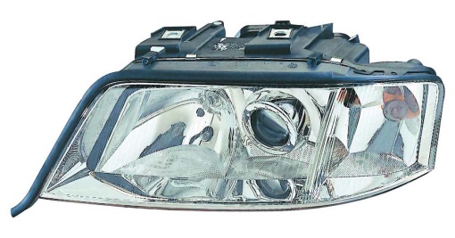 Far fata Stanga (H1/H7, electric, fara motoras, culoare insert: cromat) potrivit AUDI A6 C5, ALLROAD C5 01.97-06.01
