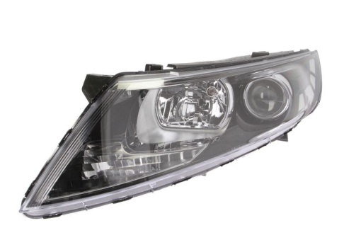 Far fata Stanga (H1/H7, electric, manual, fara motoras, culoare insert: negru, culoare semnalizator: transparent) potrivit KIA OPTIMA