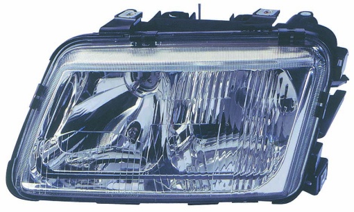 Far fata Stanga (H4/H7, electric, fara motoras, culoare insert: cromat) potrivit AUDI A3 09.96-12.99