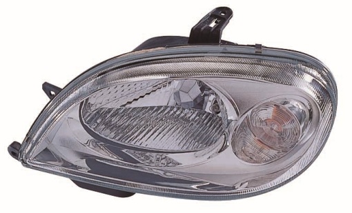 Far fata Stanga (H4/PY21W/W5W, electric, fara motoras) potrivit CITROEN SAXO 01.99-12.03