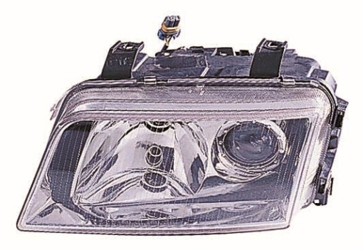 Far fata Stanga (H7/H7, electric, fara motoras, culoare insert: cromat) potrivit AUDI A4 B5 - Img 1