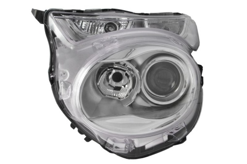Far fata Stanga (H7/PY21W/W5W, electric, culoare insert: cromat) potrivit CITROEN C1 II
