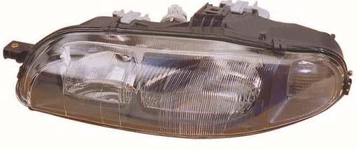 Far fata Stanga (halogen, 2*H1, electric, fara motoras, culoare insert: argintiu) potrivit FIAT BRAVA, BRAVO I 01.96-12.01