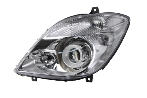 Far fata Stanga (xenon, D1S/H7/PY21W/W5W, electric, fara motoras, culoare insert: argintiu, culoare semnalizator: galben) potrivit MERCEDES SPRINTER 3,5-T (B906) -10.13