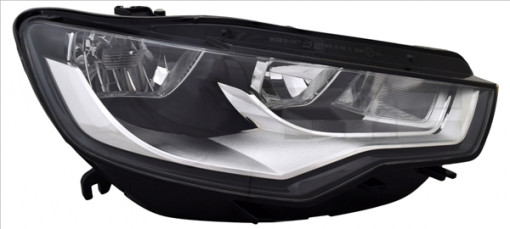 Far Stanga (H15/H7, electric, cu motor) potrivit AUDI A6 ALLROAD C7, A6 C7 11.10-04.15