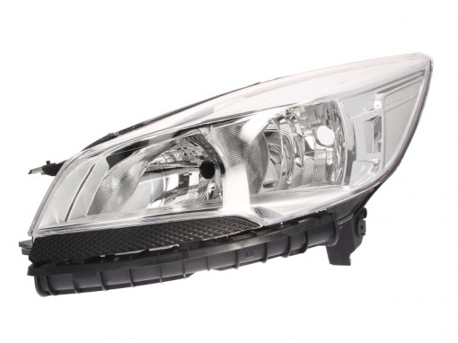 Far stanga (H15/H7, reglaj electric, fundal argintiu, Semnalizator argintiu) FORD KUGA II dupa 2013