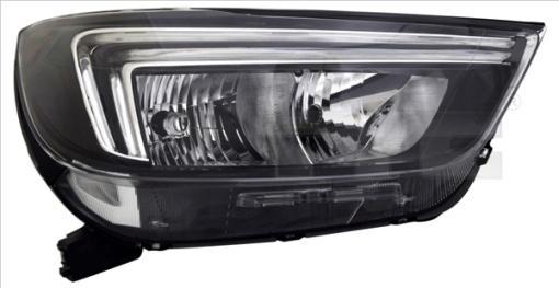 Far stanga (H7/HB3/LED, electric, cu motor) potrivit OPEL MOKKA A 09.16-12.20