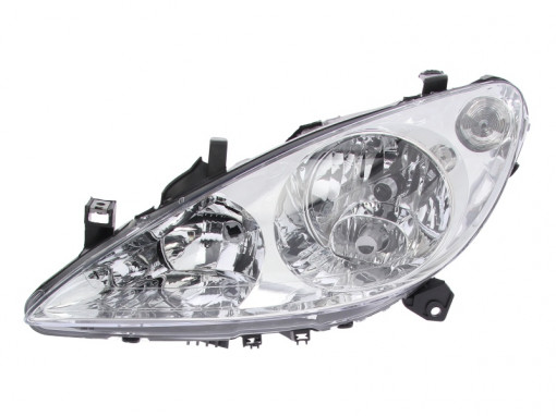 Far Stanga (halogen, H1/H7/W5W, electric, cu motor, culoare semnalizator: transparent) potrivit PEUGEOT 307, 307/KOMBI -06.05