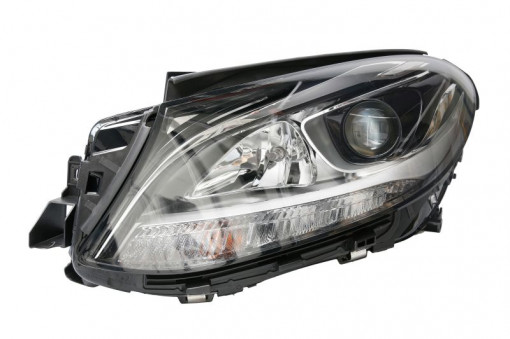 Far Stanga (halogen, H7/H7/LED/PY21W, cu motor, bec, culoare semnalizator: portocaliu) potrivit MERCEDES GLE (W166)