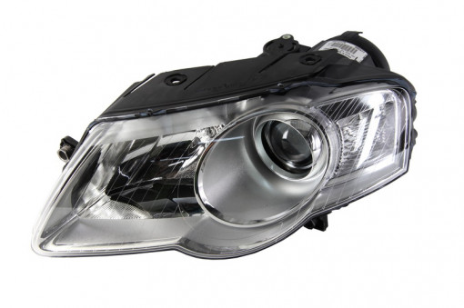 Far Stanga (halogen, H7/W5W, electric, cu motor, culoare semnalizator: transparent) potrivit VW PASSAT B6 potrivit VW 03.05-11.10