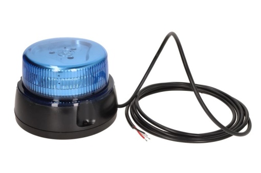 Girofar (blue, 12/24V, fara priza, lungime cablu ; 3m)
