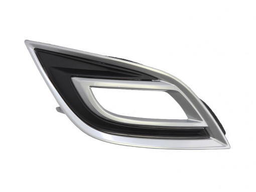 Grila bara Dreapta argintiu/negru potrivit MAZDA CX-9 09.06- 01.10-10.12