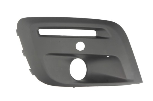 Grila bara fata Dreapta (cu orificii proiector ceata, cu gauri pentru senzorii de parcare, plastic, negru) potrivit CITROEN BERLINGO, BERLINGO MULTISPACE 04.08- 03.15-