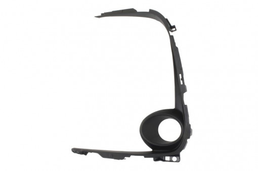 Grila bara fata stanga cu locas lampa ceata, plastic, negru potrivit TOYOTA COROLLA SDN E21 03.19-05.22