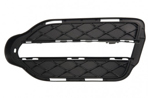 Grila bara fata Stanga cu locas lumini zi, plastic, negru potrivit MERCEDES GLK X204 06.08-06.15 06.12-06.15