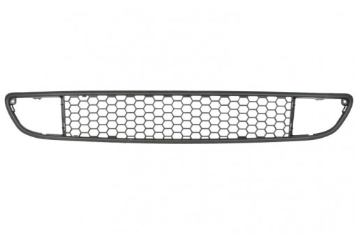 Grila bara Inferior/Mijloc, cu locas proiector, plastic, negru potrivit ABARTH PUNTO; FIAT PUNTO, PUNTO/HATCHBACK 03.09- 03.12-
