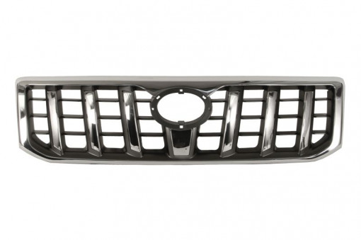Grila radiator crom/negru potrivit TOYOTA LAND CRUISER 100, LAND CRUISER PRADO 2.7-4.5 1998-2010