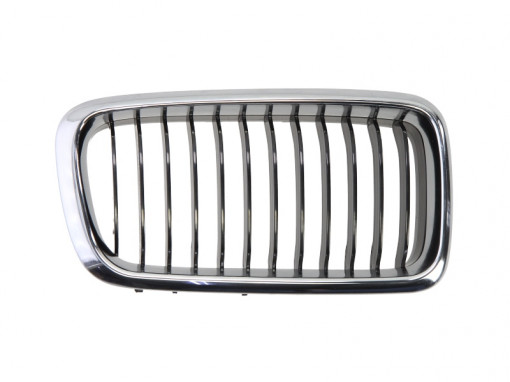 Grila radiator Dreapta (crom/negru) potrivit BMW 7 (E38) 2.5D-5.4 03.94-11.01 -11.01