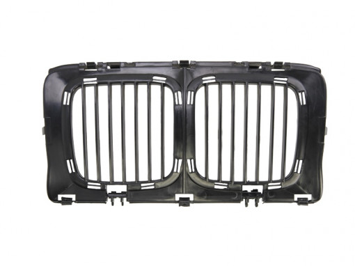 Grila radiator Mijloc (interior, negru) potrivit BMW 5 (E34) 1.8-4.0 06.87-07.96 12.87-12.93