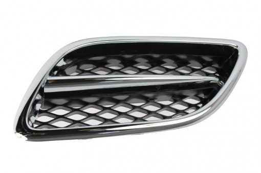 Grila radiator Stanga (crom/negru) potrivit NISSAN PRIMERA 1.6-2.0D 06.96-07.02 -07.02