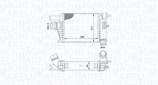 Intercooler potrivit DACIA DUSTER, DUSTER/SUV; RENAULT CAPTUR I, CLIO IV, CLIO IV/HATCHBACK, CLIO IV/KOMBI 0.9/1.2/1.5D 11.12-