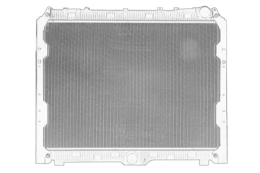 Intercooler potrivit MERCEDES ACTROS; AROCS