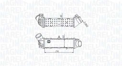 Intercooler potrivit SEAT CORDOBA, CORDOBA VARIO, IBIZA II, IBIZA IV, IBIZA IV SC, IBIZA IV ST; VW CADDY II, CADDY II/MINIVAN, POLO, POLO III CLASSIC 1.4/1.8/1.9D 08.96-05.15