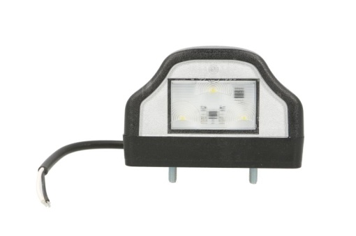 Lampa numar inmatriculare (LED, 12/24V, culoare: negru, 64,7x62,3x97mm)