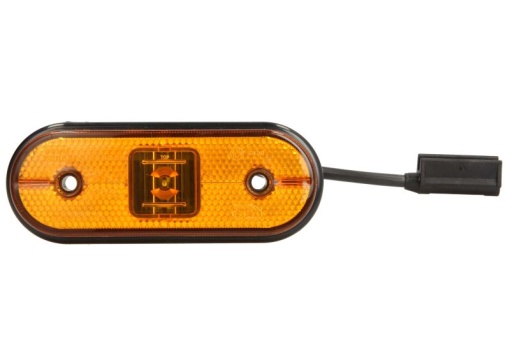 Lumina delimitare stanga/dreapta; UNIPOINT I, portocaliu, LED, inaltime 44mm; latime 119mm; adancime 18mm lungime cablu 500mm, fara prindere, 24V (conector: CLICK-IN, UNIPOINT I)