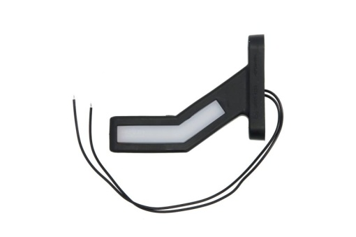Lumina delimitare stanga, portocaliu/rosu/alb, LED lungime cablu 240mm, pe brațul mediu-lung, 12/24V (tip: neon)