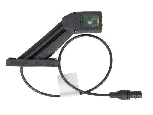 Lumina delimitare stanga, rosu/alb/galben, LED, inaltime 102mm; latime 35mm; adancime 35/183mm, lungime cablu 500mm, 12/24V (IP6K9K)
