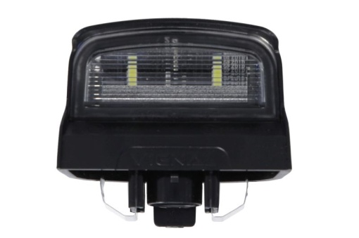 Lumina numar inmatriculare (LED, 12/24V, culoare: negru, culoare sticla: alb, conector: SUPERSEAL)