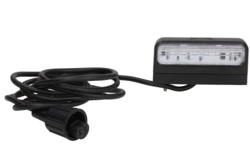Lumina numar inmatriculare REGPOINT II (LED, 12/24V, 48x45x100mm, lungime cablu: 2000mm, conector: ASS2)