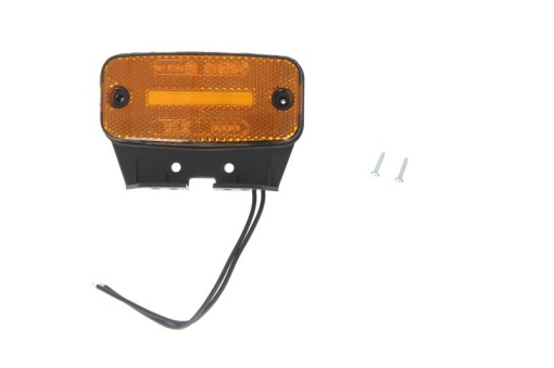 Lumini clarificare stanga/dreapta, portocaliu, LED, inaltime 54,2mm; latime 114,4mm; adancime 22,3mm, în relief, cu cuier, 12/24V