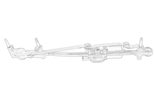 Mecanism stergator parbriz potrivit MERCEDES B SPORTS TOURER (W246, W242) 11.11-12.18 - Img 1