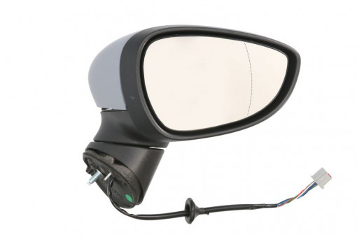 Oglinda dreapta electrica, asferic, incalzita, grunduita intre FORD FIESTA 2013-2017