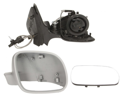 Oglinda dreapta VW POLO intre 1999-2001 manuala, convex, cu carcasa, mica