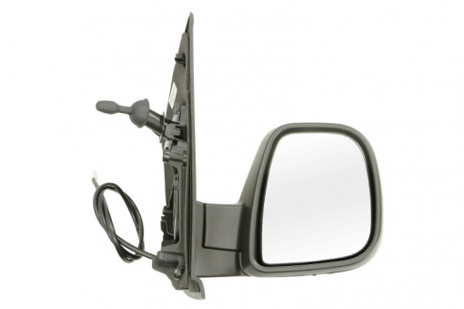 Oglinda laterala Dreapta (mecanic, convexa, cu senzor de temperatura) potrivit CITROEN BERLINGO, BERLINGO/MINIVAN, JUMPY II, JUMPY III, SPACETOURER; PEUGEOT EXPERT, EXPERT TEPEE