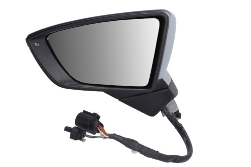 Oglinda stanga (electric, convex, cu incalzire, asistent pentru schimbarea benzii, subacoperit, pliabil electric, cu semnalizator) potrivit SEAT ARONA KJ, IBIZA V 6F 06.17-