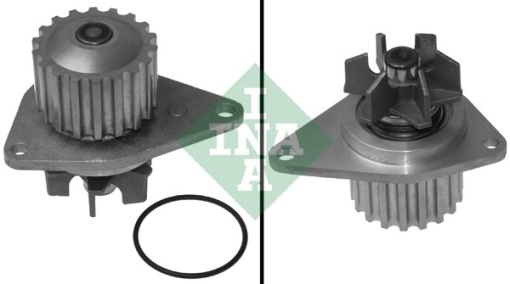 Pompa apa cu garnitura potrivit CITROEN C2, C3 I, C4, C4 I; PEUGEOT 1007, 206, 207, 307 1.4 10.03-