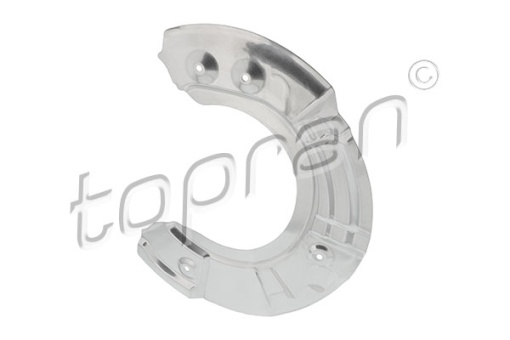 Protectie stropire disc frana Fata Stanga potrivit BMW 5 (F10), 5 (F11), 5 GRAN TURISMO (F07), 6 (F12), 6 (F13), 6 GRAN COUPE (F06), 7 (F01, F02, F03, F04) 2.0-6.0 09.08-10.18 - Img 1