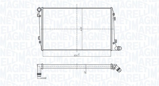 Radiator motor (Automat/Manual) potrivit AUDI A3; SEAT ALTEA, ALTEA XL, LEON, TOLEDO III; SKODA OCTAVIA II, SUPERB II; VW CADDY III, CADDY III/MINIVAN, EOS, GOLF PLUS V, GOLF V 1.9D/2.0D