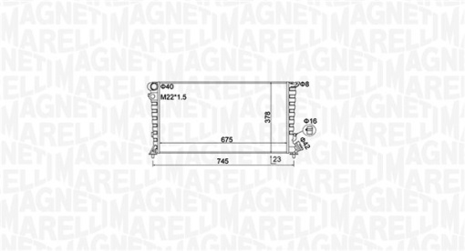 Radiator motor (Manual) potrivit CITROEN BERLINGO, BERLINGO/MINIVAN, XSARA, XSARA/HATCHBACK; PEUGEOT 306, PARTNER, PARTNER/MINIVAN 1.8D/1.9D
