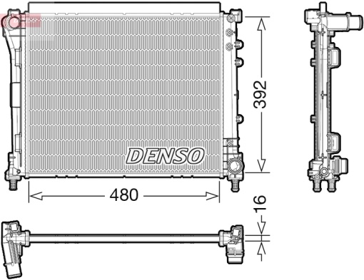 Radiator motor (Manual) potrivit FIAT PUNTO 0.9/0.9LPG