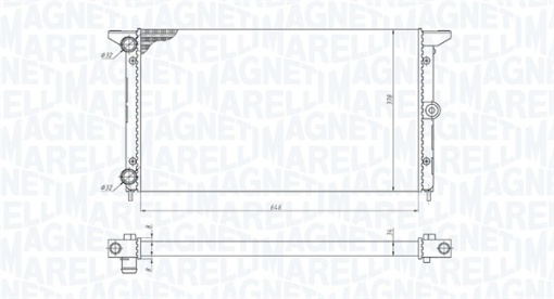 Radiator motor (Manual) potrivit FORD GALAXY I; SEAT ALHAMBRA; VW SHARAN 1.9D/2.0