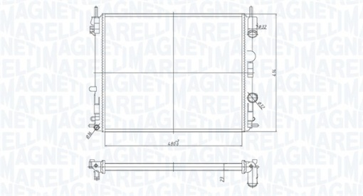Radiator motor (Manual) potrivit NISSAN KUBISTAR; RENAULT CLIO II, CLIO II/HATCHBACK, KANGOO, KANGOO EXPRESS 1.2/1.2LPG