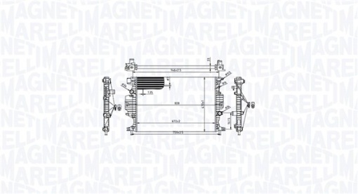 Radiator racire motor potrivit FORD GALAXY III, MONDEO V 1.5/2.0D 09.14- - Img 1